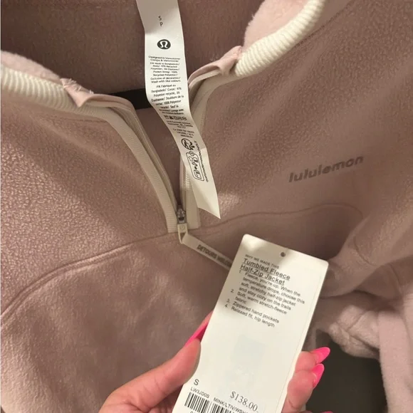 Lululemon Athletica Tumbled Fleece Half-zip Jacket
Size S
Brand New with Tags - Picture 2 of 4